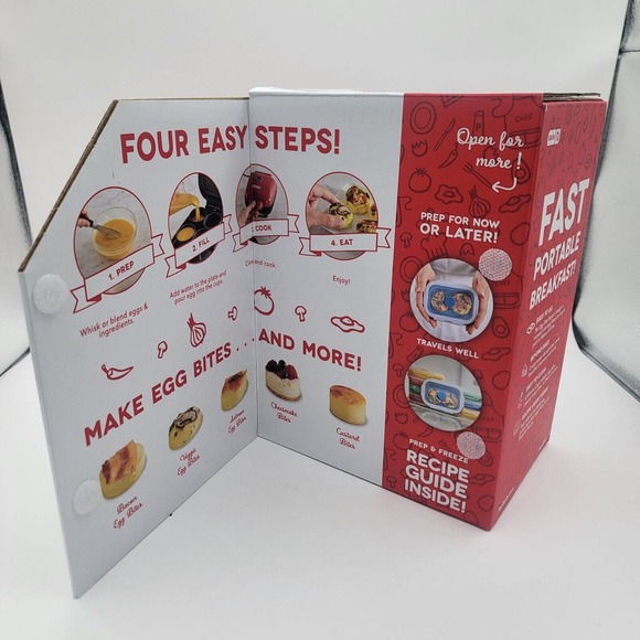 DASH EGG BITE MAKER Makes 4 Egg Bites 420 Watts - Picture 4 of 6